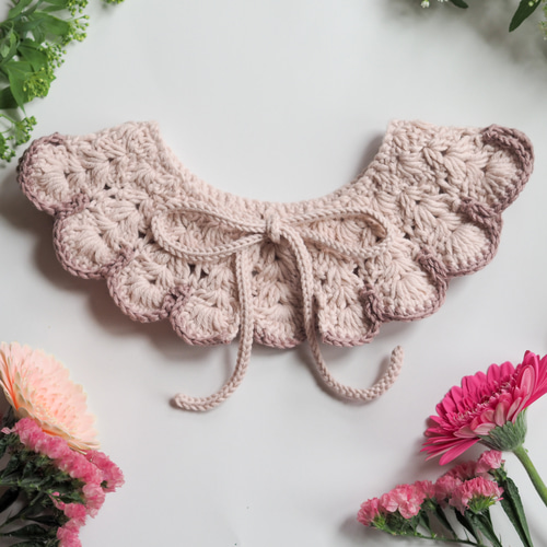 【ハンドメイド】スタイ/付け襟　Crochet blomm オーダーページ ハンドメイド】スタイ/付け襟 Crochet blomm オーダーページ オーダー