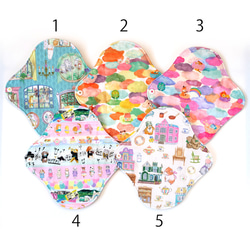 NEW！　22fabric　一体型M布ナプキン　５＆６thコレクション　yukiemon ユキエモン　受注製作 2枚目の画像