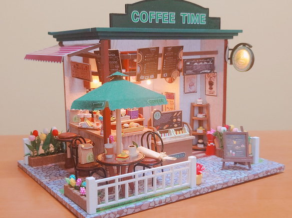 ミニチュアドールハウス『Coffee Shop』 その他置物 coharu 通販