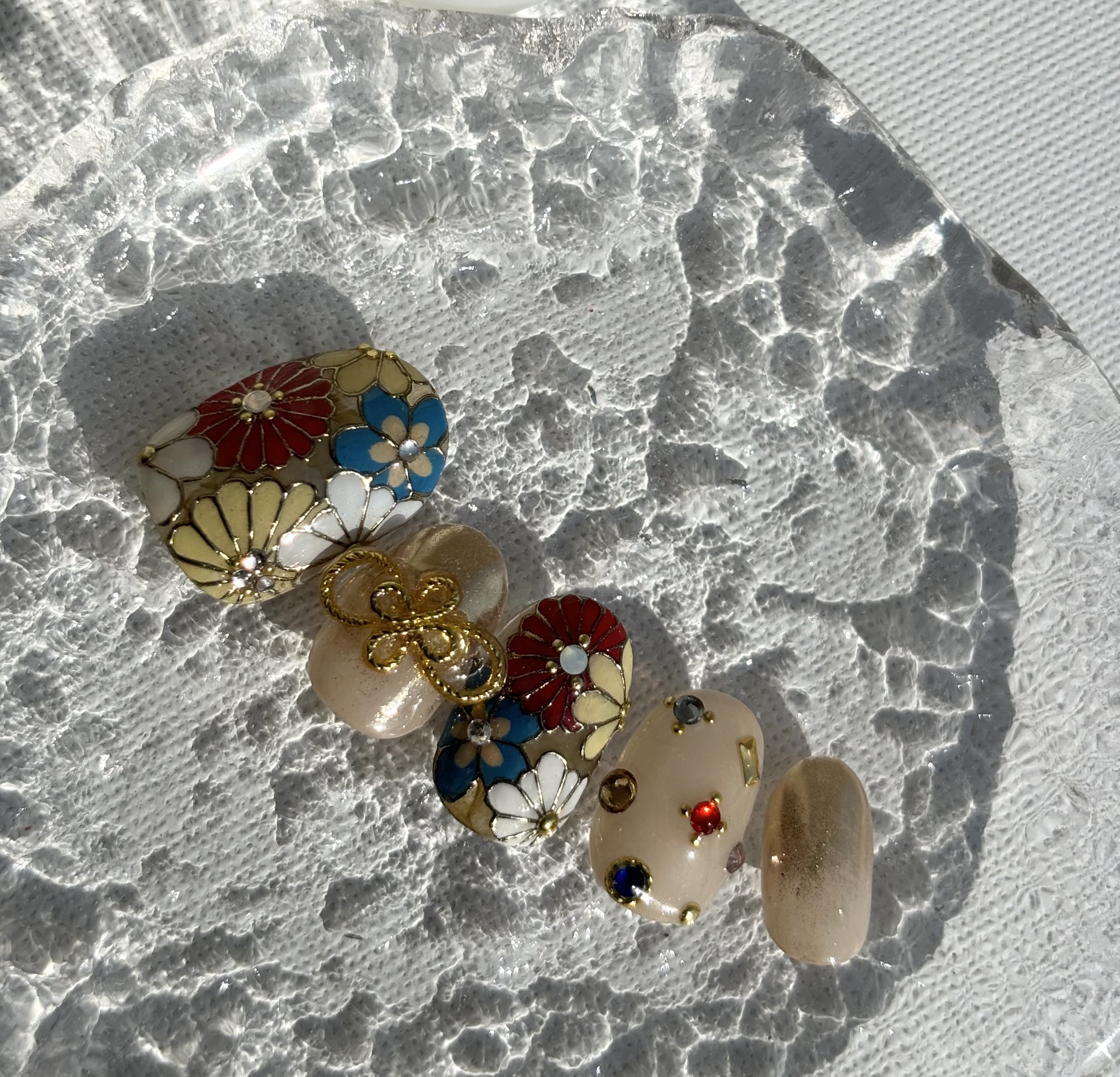 和柄3.4本フルオーダーdesign✳︎成人式・卒業式ネイル