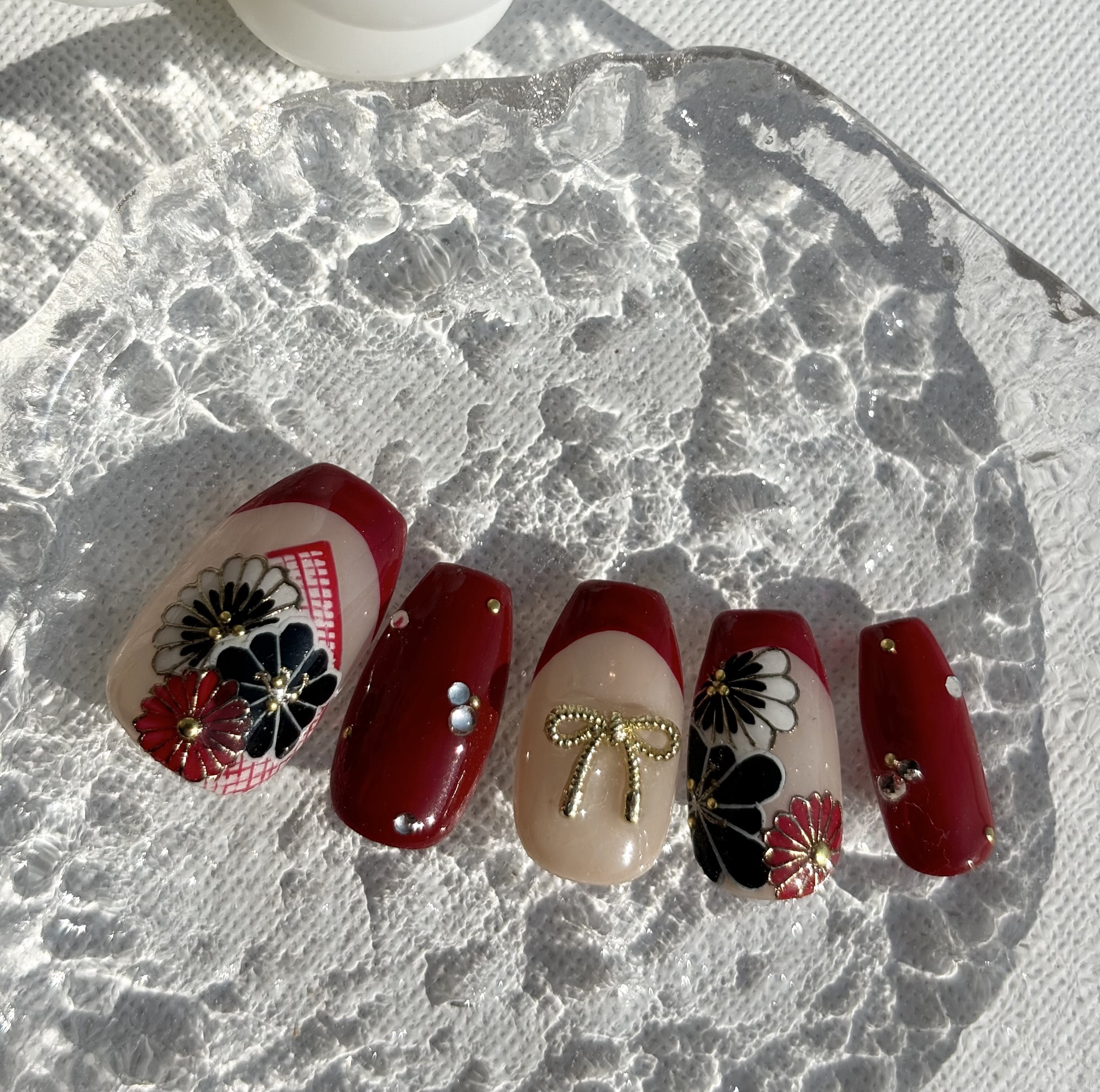 和柄3.4本おまかせdesign✳︎成人式・卒業式ネイル
