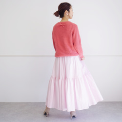 桜のスカート（ピンク）FREE 6枚目の画像