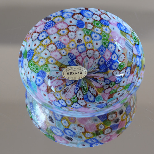 ベネチアンガラス ヴェネチアンガラス ミルフィオリ お皿 プレート