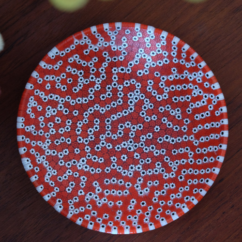 ベネチアンガラス ヴェネチアンガラス ミルフィオリ お皿 プレート