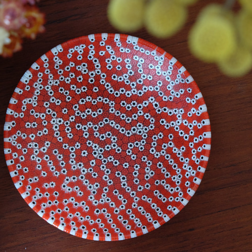 ベネチアンガラス ヴェネチアンガラス ミルフィオリ お皿 プレート