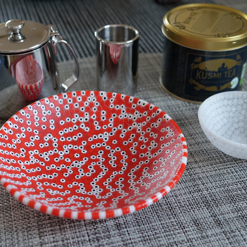 ベネチアンガラス ヴェネチアンガラス ミルフィオリ お皿 プレート