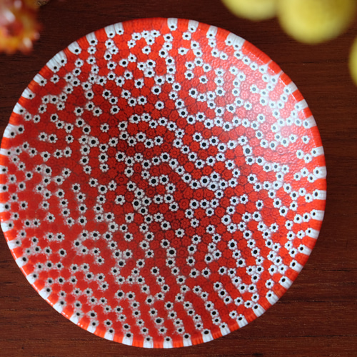 ベネチアンガラス ヴェネチアンガラス ミルフィオリ お皿 プレート