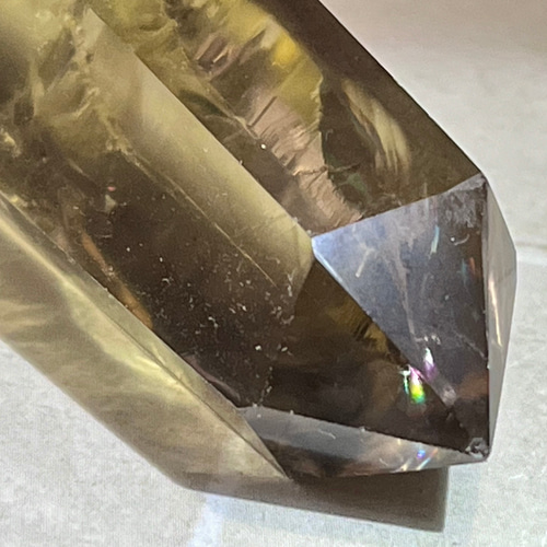 財を呼び込む✨龍脈水晶シトリンクォーツ ポイントレインボー原石