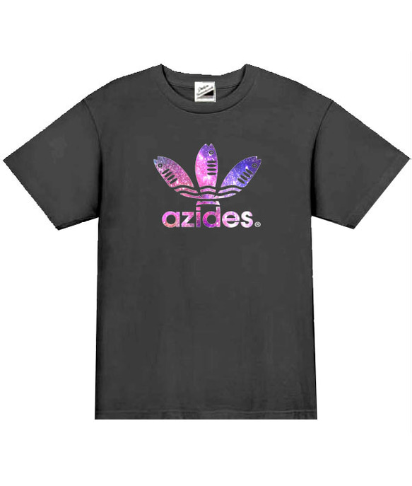 ［azides/コスモ半袖］5ozアジデスTシャツ パロディ おもしろ 面白い プレゼント 1枚目の画像