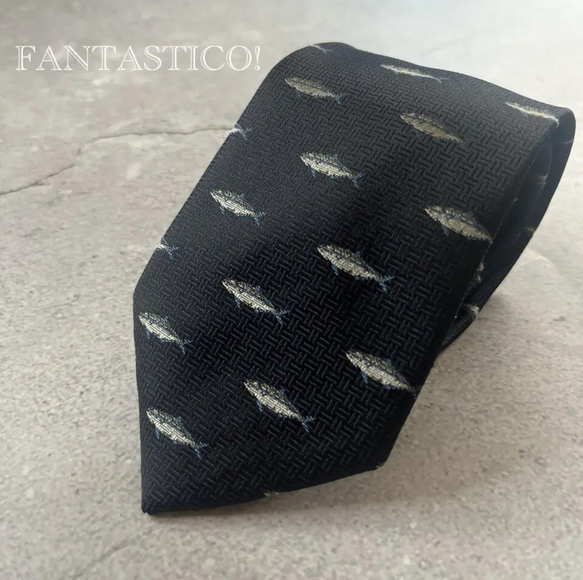 【僕の好きなことネクタイ】サバ柄刺繍ネクタイ♪父の日ギフトお祝クリスマスプレゼントバレンタイン 魚鯖カツオ鰹釣り人海釣り 人気・おすすめ｜売れ筋商品・話題商品におすすめ コスパ重視 安心配送 スピーディーにお届け