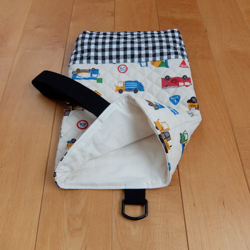 りぃ様オーダー品＊上履き入れ＊はたらく車 上履き袋 Le Ciel＊Vent 