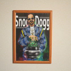 アートポスター 鍋と魔法とスヌープドッグ [おしゃれ デザイン 飾り 部屋 ファッション イラスト ラップ HIPHOP 4枚目の画像