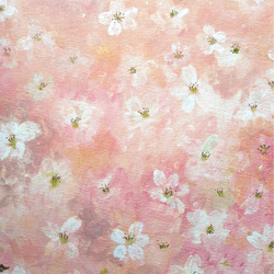 キャンバスアート　原画　「sakura」 3枚目の画像