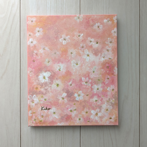 キャンバスアート 原画 「sakura」 絵画 KIKO 通販｜Creema(クリーマ 