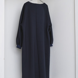 【エシカル 残反】JERSEY Basic Raglan one-piece _Navy (5-1) 9枚目の画像