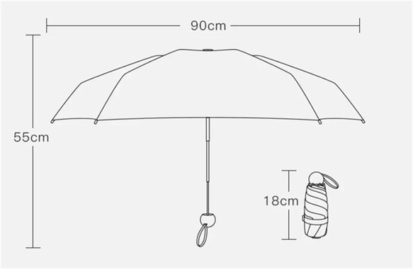 手が濡れない折りたたみ傘 折りたたみ傘 自動開閉 折り畳み傘 メンズ レディース おりたたみ傘 逆折り ジャンプ 超撥水 10枚目の画像