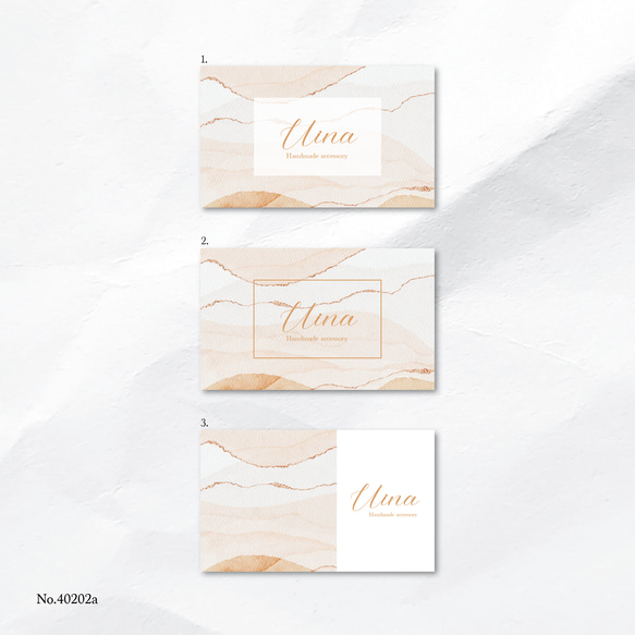 ショップカード アクセサリー台紙 サンキューカード 名刺 No.59 ショップカード アクセサリー台紙 サンキューカード 名刺 No.59