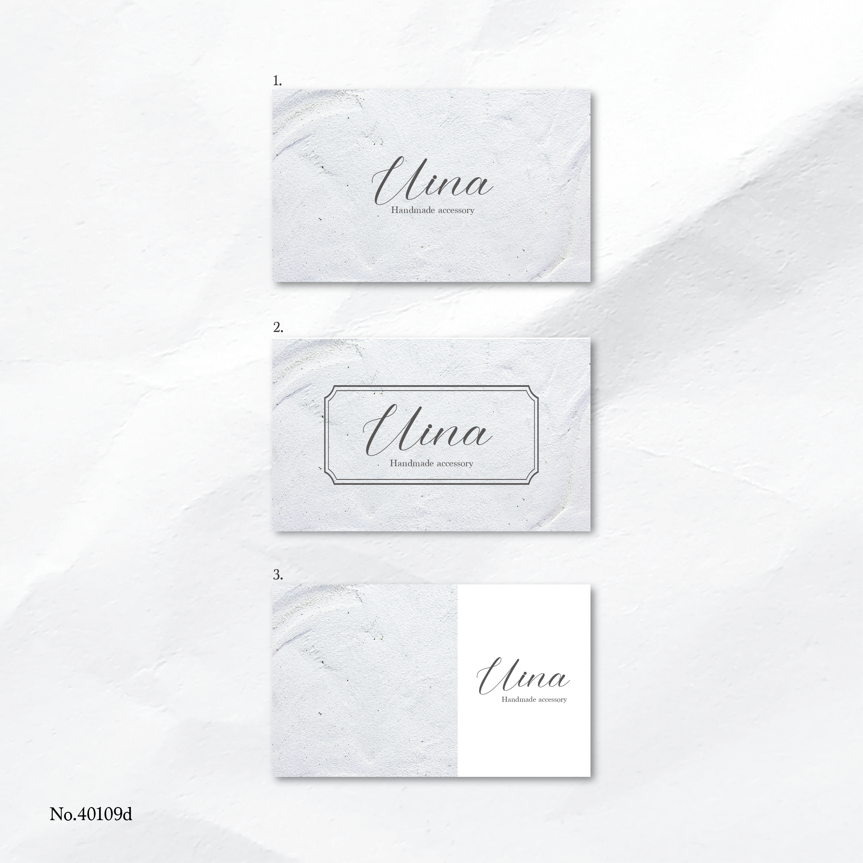 A-3】＊アクセサリー台紙 ＊名刺 ＊ショップカード etc… 【公式通販】