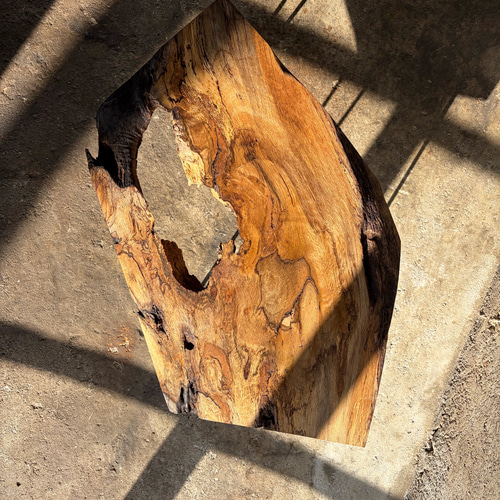 送料無料】樫のローテーブル / 一枚板 / アイアン / テーブル / table