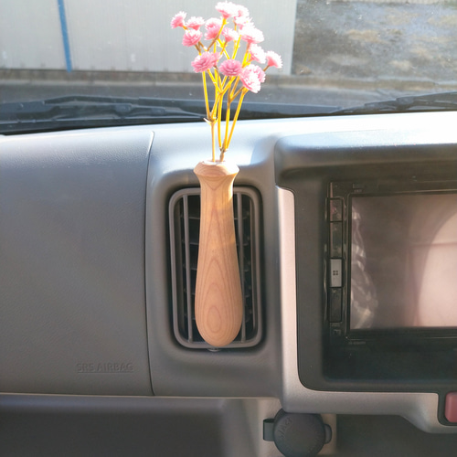 車用 アロマ一輪挿し（通気口用 フラワーベース） その他雑貨 家具工房