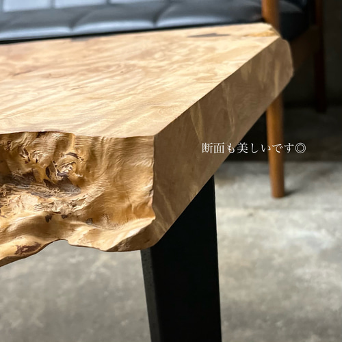 楓【カエデ】杢が美しい一枚板ローテーブル ローテーブル・リビング