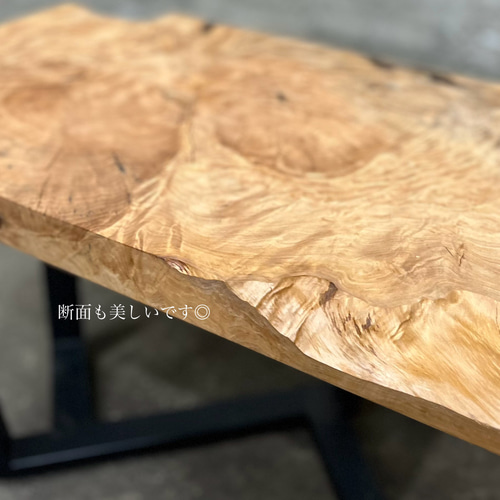 楓 一枚板 センターテーブル 楓 一枚板 センターテーブル 無垢材 楓 一枚板 座卓 幅約