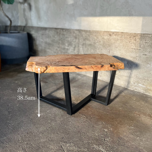 楓【カエデ】杢が美しい一枚板ローテーブル ローテーブル・リビング