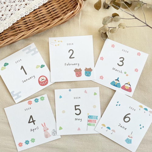 ましかく マンスリーカード アルバス アルバム 四季No.2 雑貨・その他