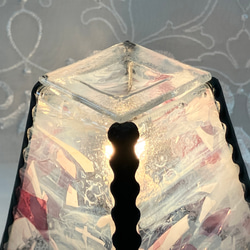ステンドグラス⭐︎アロマランプ　アロマオイル付き　フランジパニの香り 4枚目の画像