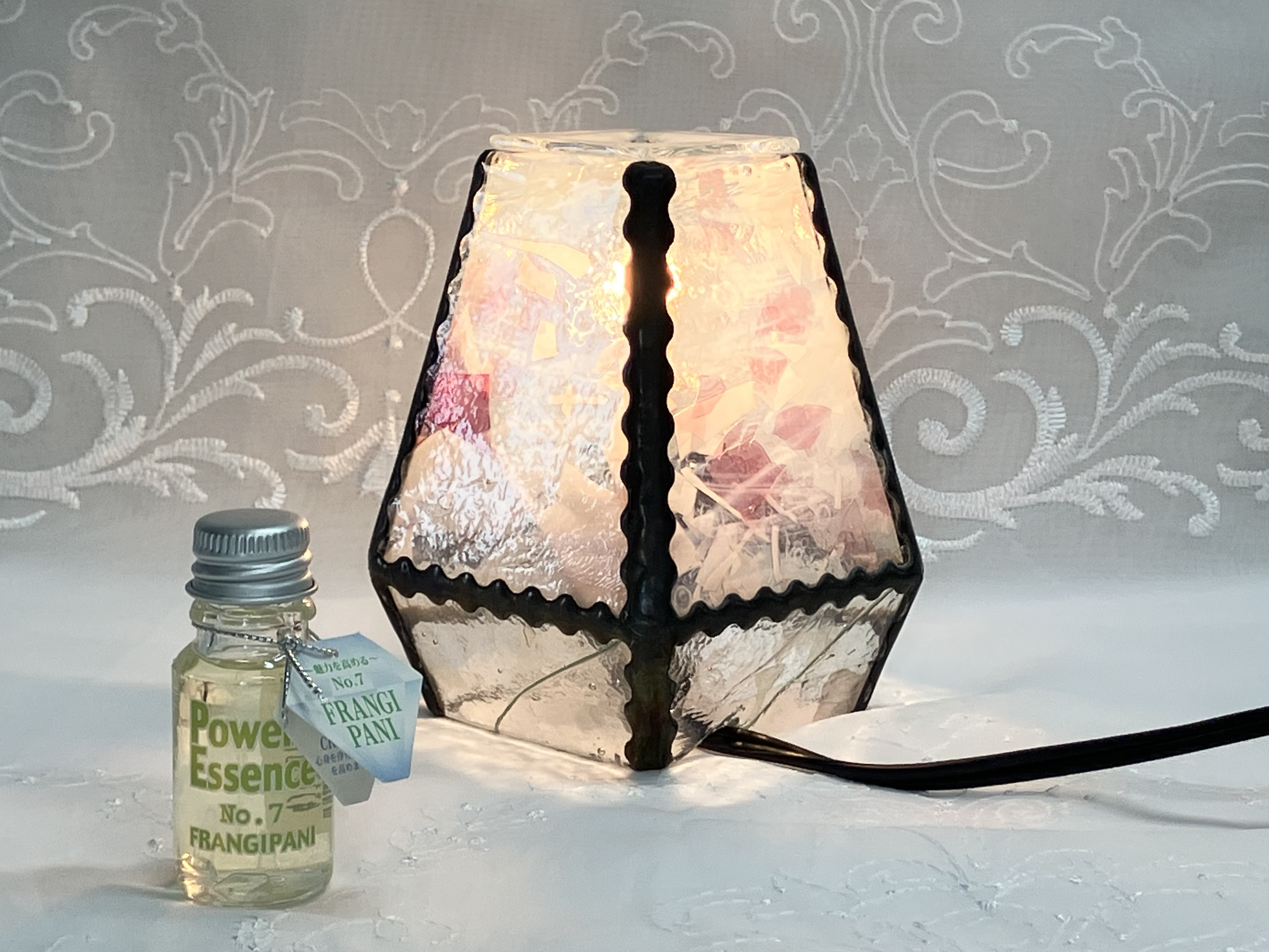 ステンドグラス　アロマランプ ステンドグラス アロマランプ ディフューザー・アロマポット