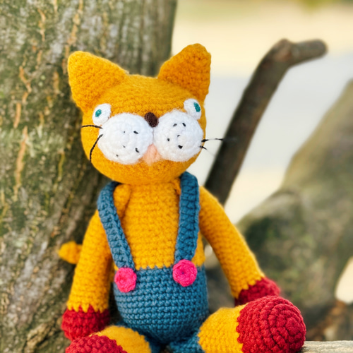 ヘアゴム ベビーヘアクリップ あみぐるみネコ きぐるみウサギ