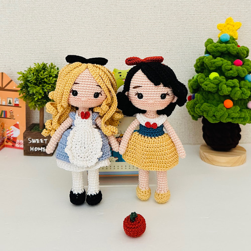ドール 人形 あみぐるみ ギフト ハンドメイド 編み物 プリンセス ドール 人形 あみぐるみ ギフト ハンドメイド 編み物 プリンセス