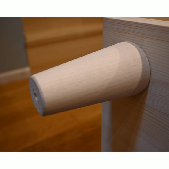 木製ラック『オープンボックス キューブ 脚付き』木製シェルフ オープンラック 猫脚 サイズ変更OK！ 木工職人造り 5枚目の画像