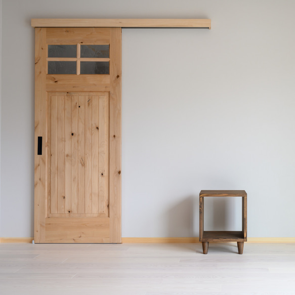 木製ラック『オープンボックス キューブ 脚付き』木製シェルフ オープンラック 猫脚 サイズ変更OK！ 木工職人造り 4枚目の画像