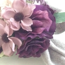 優しい色のお花たち  （コサージュ、入学、卒業、結婚式、バックチャーム） 4枚目の画像