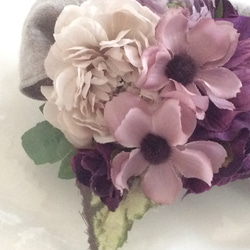 優しい色のお花たち  （コサージュ、入学、卒業、結婚式、バックチャーム） 3枚目の画像