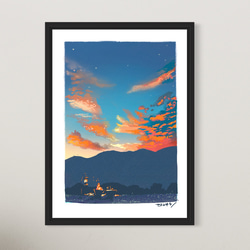 ジムニーキャンプ/ 優しい色でお部屋を彩るA3ポスター / 限定 10枚