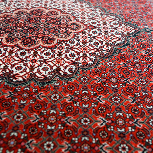 ペルシャ絨毯 ビジャー 228×152cm 手織り ウール 高級 Fine