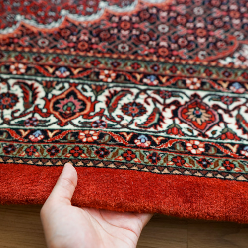 ペルシャ絨毯 ビジャー 228×152cm 手織り ウール 高級 Fine Quality