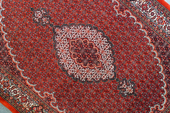 228×152cm【ペルシャ 手織り絨毯 ビジャー 】　 3枚目の画像