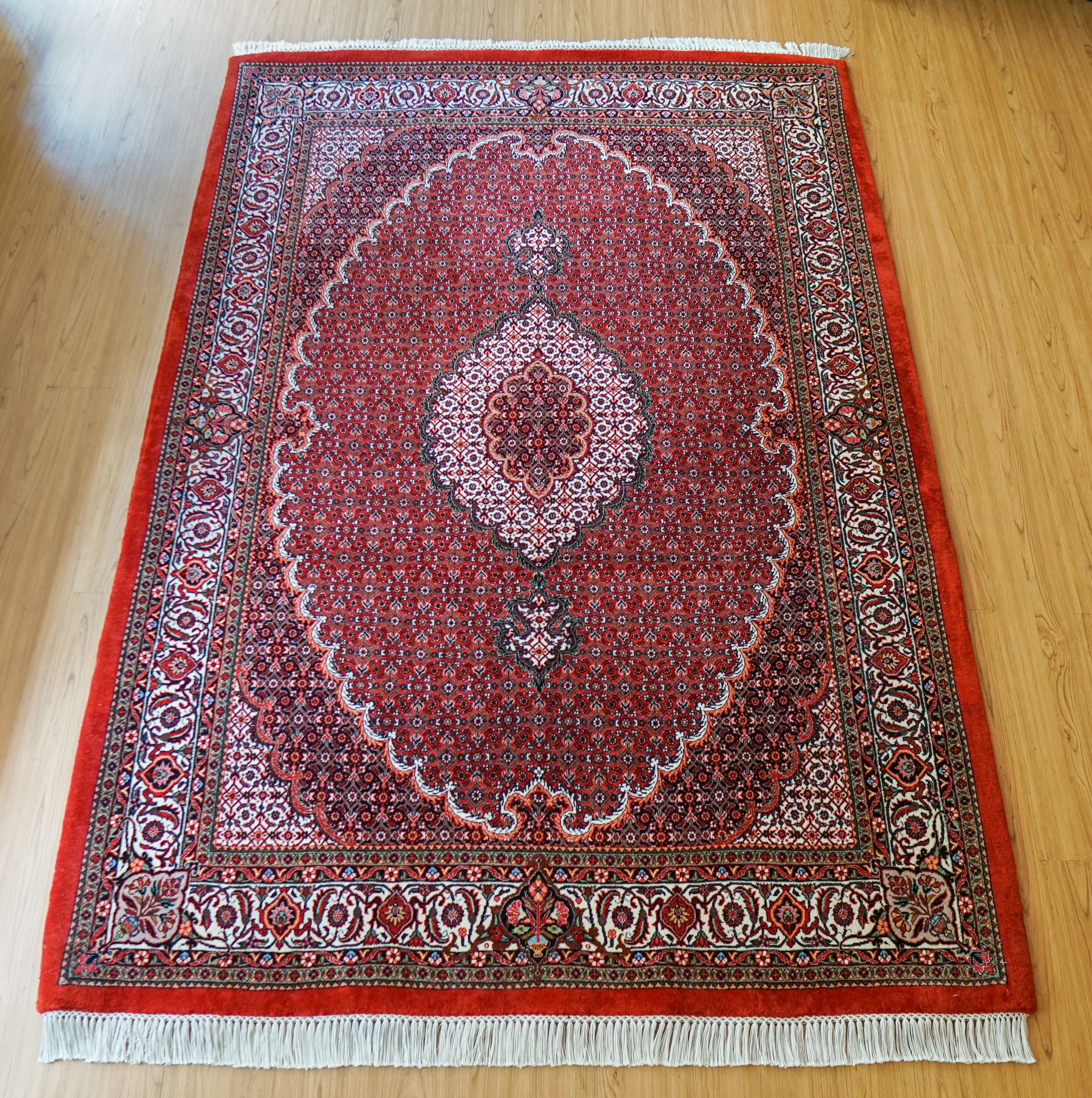 ペルシャ絨毯 ビジャー 228×152cm 手織り ウール 高級 Fine Quality