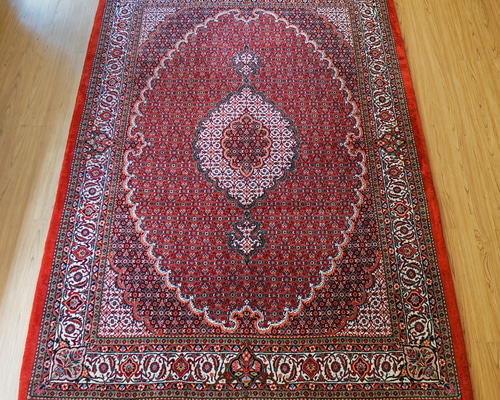 ペルシャ絨毯 ビジャー 228×152cm 手織り ウール 高級 Fine