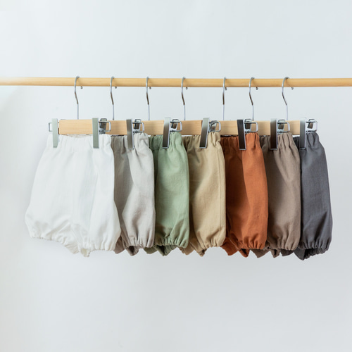 しっかりめかぼちゃパンツ(グレー) ｜70サイズ 80サイズ 90サイズ 100