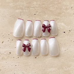 ネイルチップ その他素材 nail chip Haru 通販 17308838｜Creema(クリーマ)