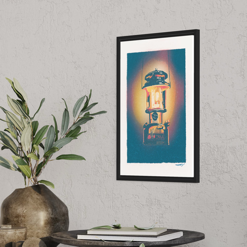 Lamp 限定ポスター サイン入り コールマン286A / 優しい色でお部屋を彩るA3ポスター / 限定 30枚 北欧