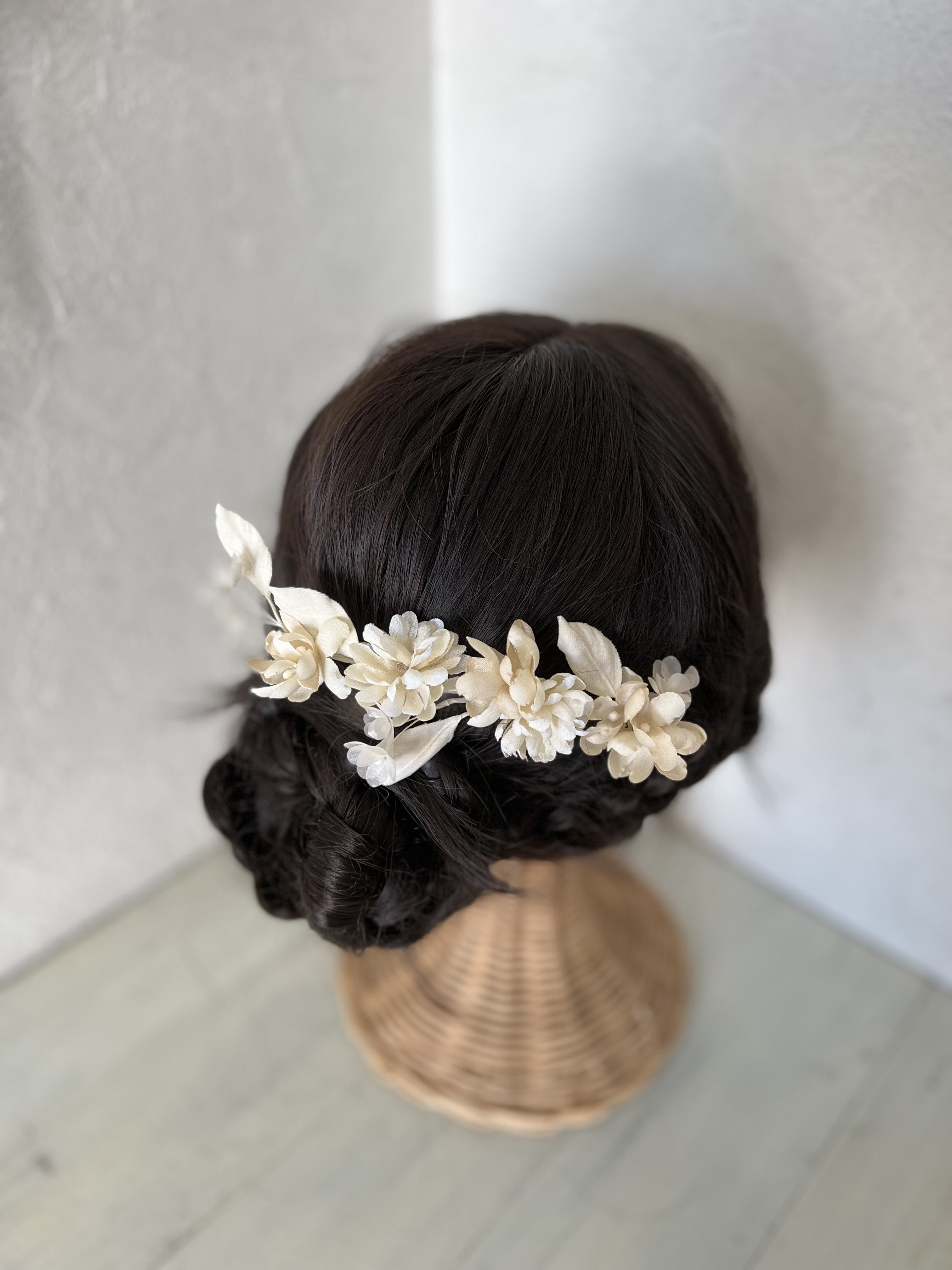 アンティーク　布花　ベロア　造花 0_6fbe6156911bfa437bbaaab4efe8
