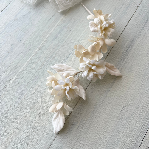 フランスアンティークの布花のヘッドアクセサリー a675e62aff9e39eed835bbd185a670