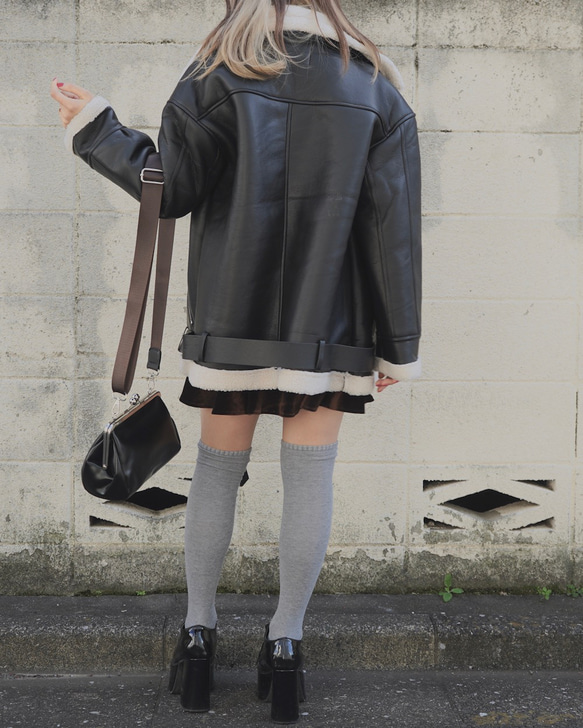 Shirring Point Velvet Mini Skirt（brown) ミニスカート ブラウン 茶色 ガーリー 2枚目の画像