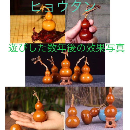 ヒョウタン、瓢箪、文遊びひょうたん【JST】163754/4.7g その他
