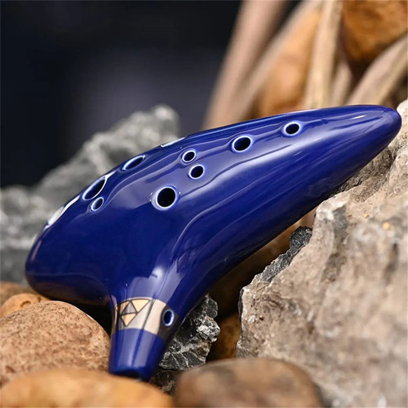 初心者 Ocarina オカリナ 楽器 楽譜 オカリナ 初心者 アルトC 音の出し方 楽譜付き 陶器製管 1枚目の画像